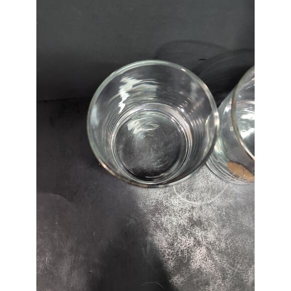 Libbey's Maple Leaf Glasses, Vintage Gold Rim‎ Set, MCM Old Fashioned Barware - Picture 6 of 9